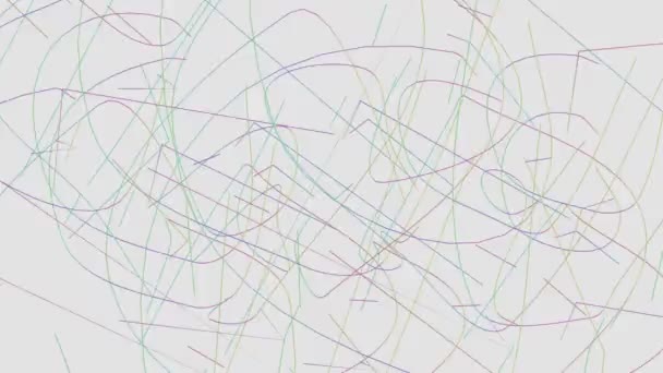 Doodle Rabiscos Animados Imagens Looping Esboçadas Estranho Desenho Fundo — Vídeo de Stock