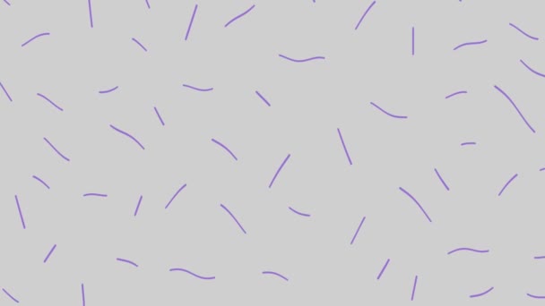 Animated Scribble Doodle Sketchy Drawing Visuals Looping Pattern Background — Stock Video