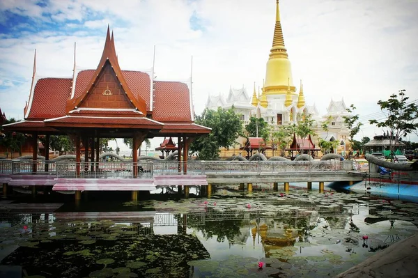 Temples Thaïlandais Dans Province Ayutthaya — Photo