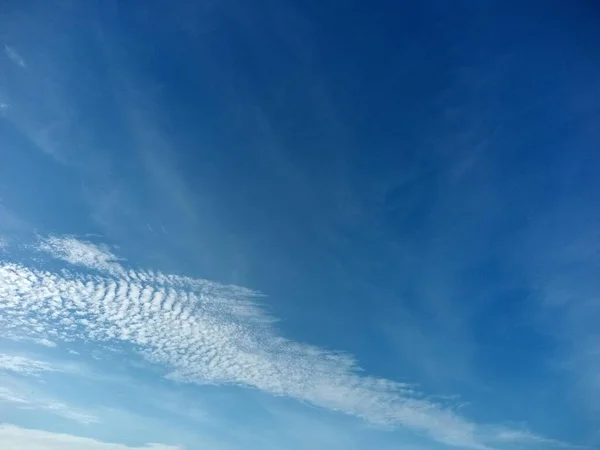 Ciel Bleu Matin Fond Bleu Ciel — Photo