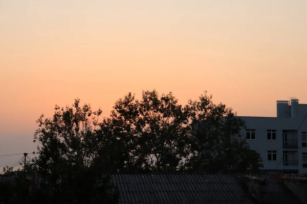 街の夕日 — ストック写真