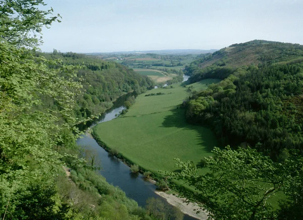 Symonds Yat 'tan Wye Nehri üzerinden, Wye Vadisi, Gloucestershire, Dean Ormanı, İngiltere