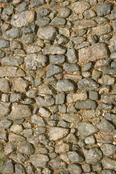 Cobble Tradizionale Pavimentazione Superficie Texture Sfondo — Foto Stock