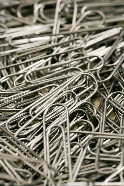 Paper clips close up