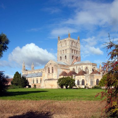 Tarihi Tewkesbury Abbey, Gloucestershire, İngiltere