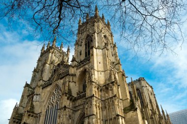 York bakanı ilkbahar güneşinin erken saatlerinde, York City, İngiltere