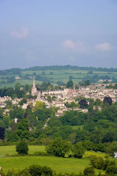 Idylliczny Letni Widok Painswick Gloucestershire Cotswolds Wielka Brytania — Zdjęcie stockowe