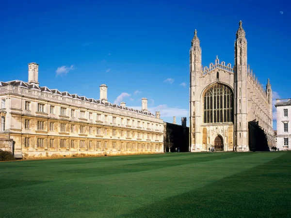 Каплиця Кінгз Коледж Навесні Сонце Кембридж Англія Велика Британія Європа — стокове фото