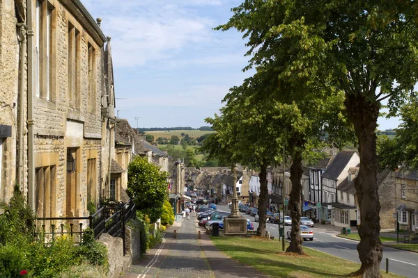 Burford Oxfordshire Royaume Uni Juillet 2011 Une Variété Styles Architecturaux — Photo