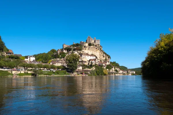 Beynac Cazenac Frankrijk September 2015 Het Uitzicht Vanaf Een Kajaktocht — Stockfoto