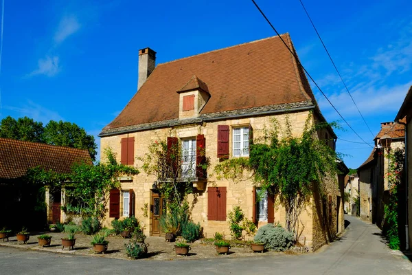 Saint Leon Sur Vezere Frankreich September 2015 Eine Malerische Ecke — Stockfoto