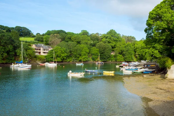 Port Navas Cornwall 7Th June 2017 Idyllic Summer Morning View — Stock Photo, Image