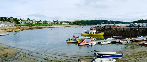 Julio 2017 Mawes Cornwall Tamar Belle Ferry Mawes Llega Puerto —  Fotos de Stock