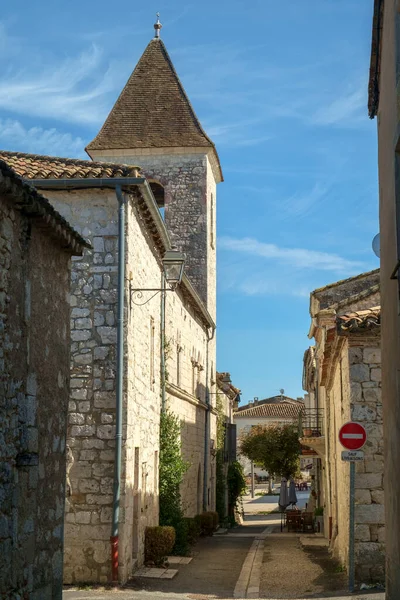 Tournon Agenais Lot Garonne Francja Września 2017 Ulice Puste Dla — Zdjęcie stockowe