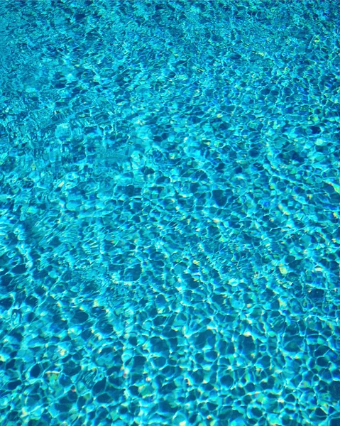 Full Frame Sparkling Blue Swimming Pool Background Mobile Phone Photo — Stock Photo, Image