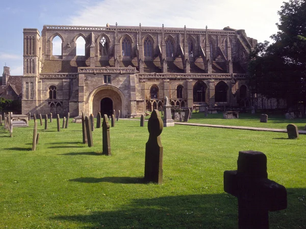 Abbey Malmesbury Wiltshire Cotswolds Engeland Verenigd Koninkrijk Europa — Stockfoto