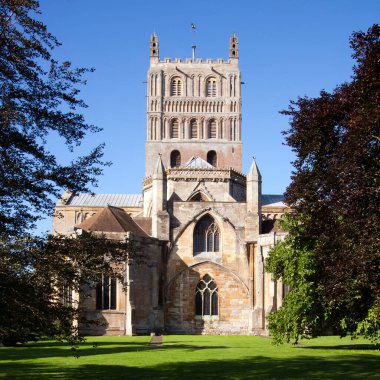 Tarihi Tewkesbury Abbey, Gloucestershire, İngiltere