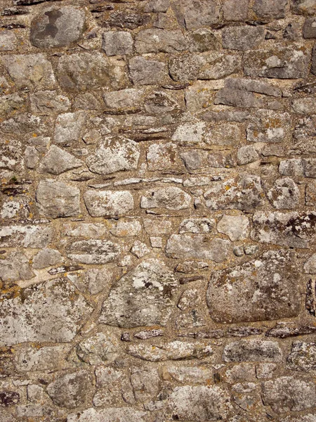 Ancient Stone Wall Textures Cathedral Smallest City Davids Pembrokeshire Wales — Stock Photo, Image