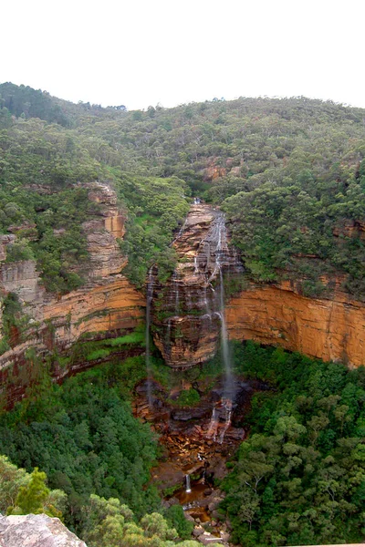 Australia Nueva Gales Del Sur Parque Nacional Montañas Azules Cascada — Foto de Stock