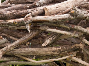 Kırsal ahşap yığını deseni