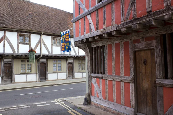 Μια Γραφική Γωνιά Του Tewkesbury Gloucestershire Severn Vale Ηνωμένο Βασίλειο — Φωτογραφία Αρχείου