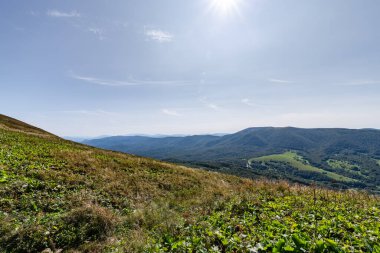 Bieszczady tepelerinden güzel manzara