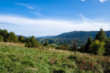 Bieszczady tepelerinden güzel manzara