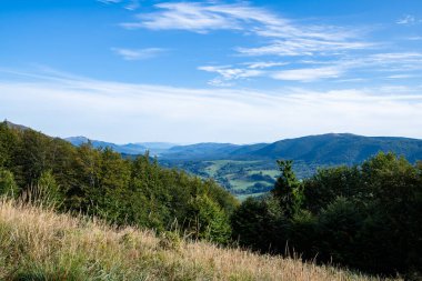 Bieszczady tepelerinden güzel manzara