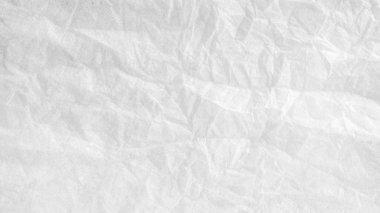 Beyaz buruşuk kağıt soyut doku arka kapatmak.