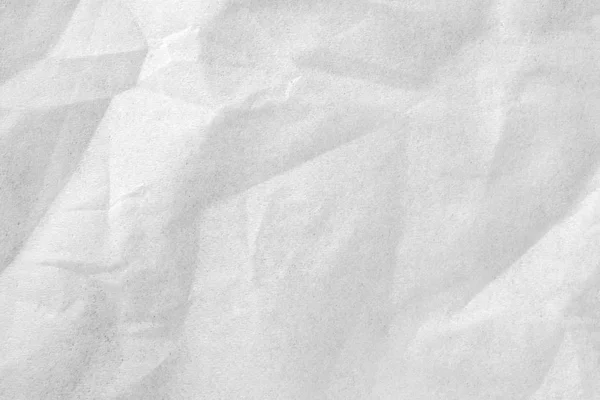Nahaufnahme Weiß Zerknittertes Papier Abstrakte Textur Hintergrund — Stockfoto