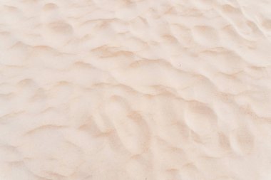 Kum plaj doku arka plan kopya alanı.