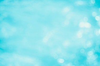 Tropikal plaj ile bokeh güneş ışık dalga arka plan bulanıklık.