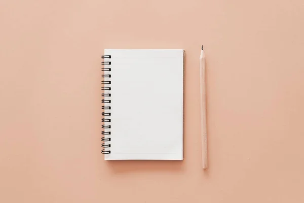 Notebook Potlood Pastel Kleur Textuur Achtergrond — Stockfoto