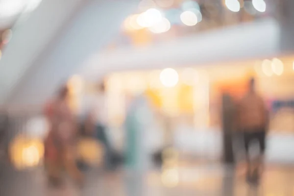 Verschwommen Menschen Fuß Einkaufszentrum Mall Abstrakten Hintergrund Kopierraum Des Geschäftsreisekonzepts — Stockfoto