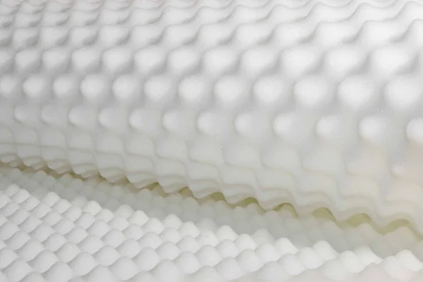 Beyaz sünger yatak malzemesi yakın çekim