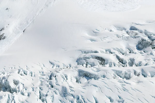 Sněhová Země Textury Pozadí Přírodní Zimní Sezóny Krajina — Stock fotografie