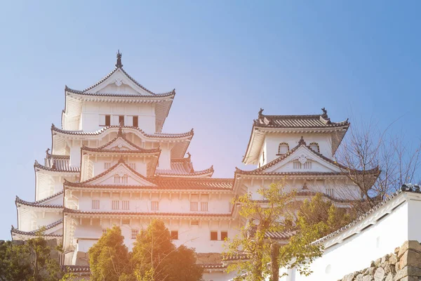 Della Razza Bianca Himeji Castello Storico Osaka Giappone Punto Riferimento — Foto Stock