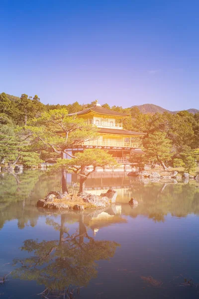 Kyoto Altın Tapınak Kinkaku Japonya Kyoto Tarihi Dönüm Noktası Denilen — Stok fotoğraf
