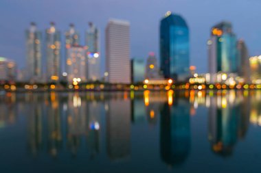 Bokeh ışık yansıması Şehir Ofisi, arka plan bulanıklık