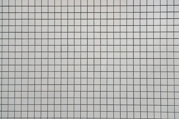 Gery Square Bathroom Tiles Wall Line Pattern Background — Stock Photo, Image