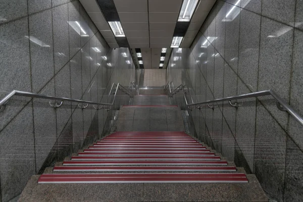 Arquitectura Escalera Mármol Gris Diseño Casa Interior —  Fotos de Stock