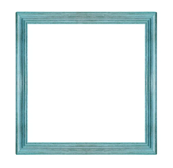 Wood Picture Frame Isolated White Background — Stock Photo, Image