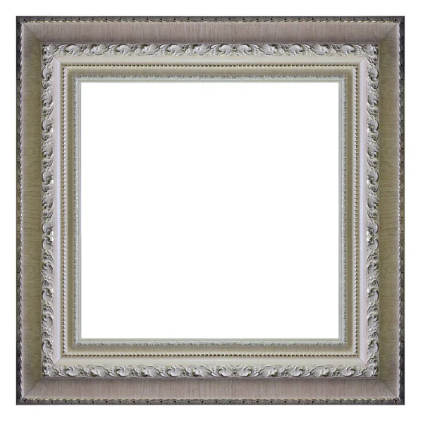 Vintage Picture Frame Isolated White — Stock Photo, Image