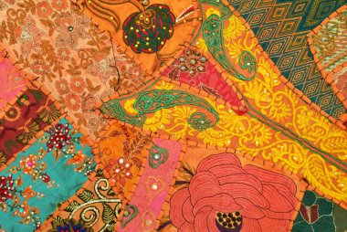 işlemeli kumaş desen arka plan