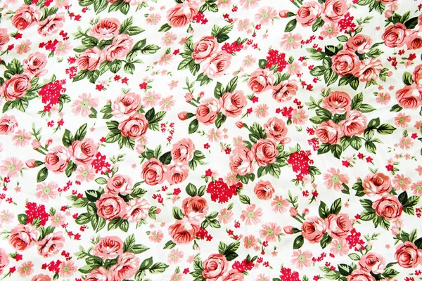 Vintage floral fabric, Fragment of colorful retro tapestry textile pattern with floral ornament useful as background