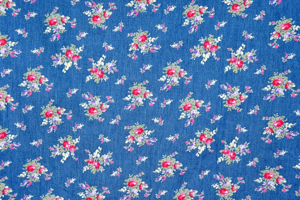 Vintage Floralen Stoff Fragment Von Bunten Retro Tapisserie Textilmuster Mit — Stockfoto