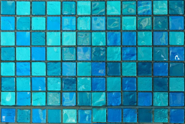 Wand Mozaïektegels Azuurblauwe Blauw — Stockfoto
