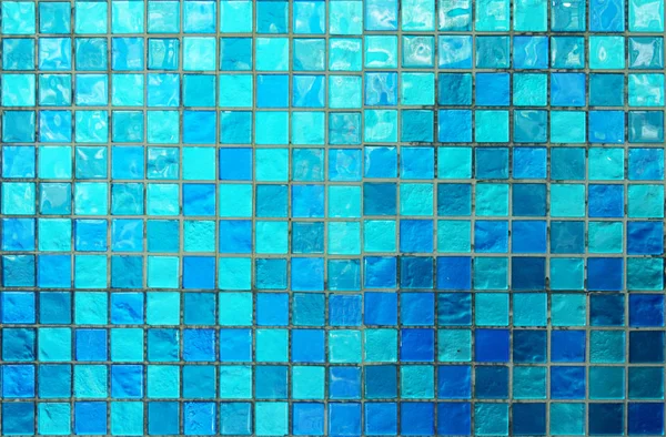 Wand Mozaïektegels Azuurblauwe Blauw — Stockfoto