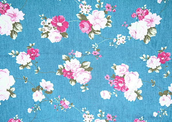 Vintage floral fabric, Fragment of colorful retro tapestry texti