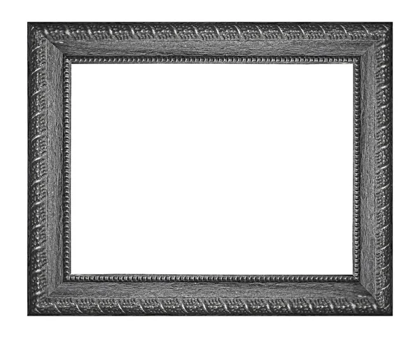 Wood picture frame Isolated on white background — Stock Photo, Image